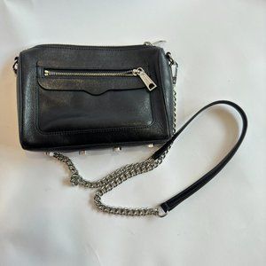 Great Condition Rebecca Minkoff Rare Black Leather Crossbody Bag